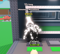 Yin Yang Mieteteira Bicicleteira 195M/S