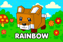 RAINBOW Red Fox
