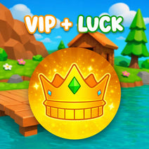 Gamepass Vip + Luck