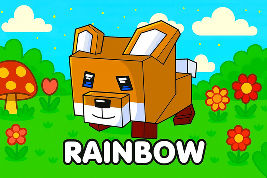 RAINBOW Red Fox