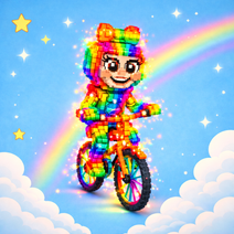 Rainbow Chicleteirina Bicicleteirina