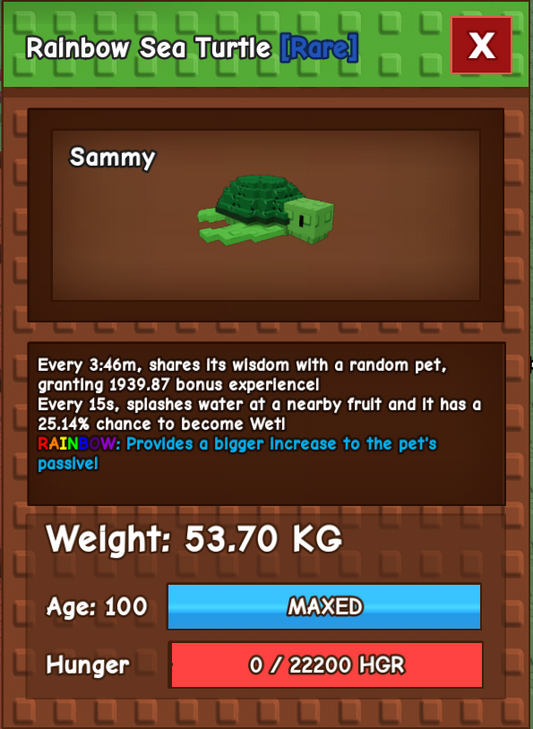 Huge Sea Turtle 53.7KG