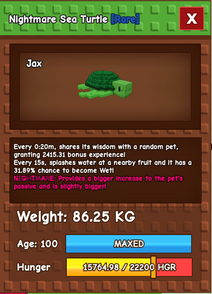 Titanic Sea Turtle 86.25KG